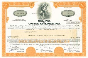 UAL, Inc and United Air Lines Inc - $3,864,000 Bond